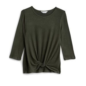 Market & Spruce 3/4 sleeve green top. Size Small